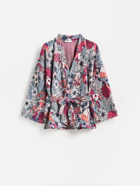Reserved Sacou cu imprimeu multicolor