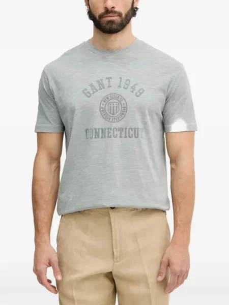 Tricou Gant cu imagine verde