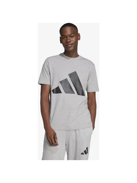Koszulka Adidas Essentials Big Logo Szary XS czarny