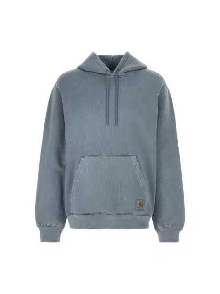 Bluza z kapturem Carhartt Wip z kapturem niebieska