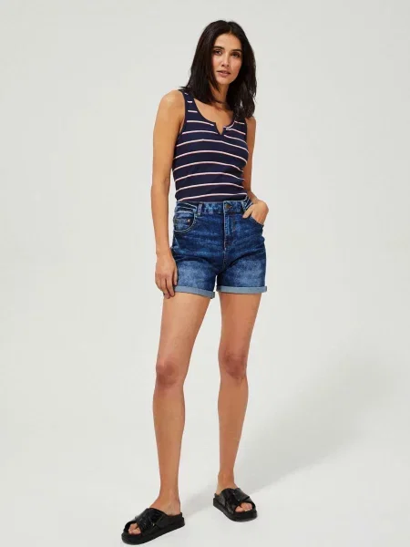 Pantaloni Moodo albastru