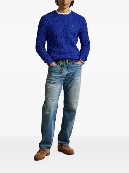 Hálós sneaker Polo Ralph Lauren autogrammal szürke