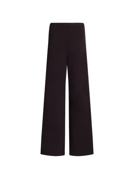 Pantaloni Alberta Ferretti cu crăpătură maro