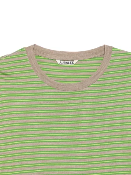Tricou Auralee de lână verde