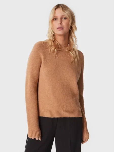 BOSS Pulover Febisan cămilă maro