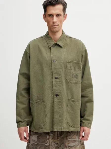 Needles geacă tip cămașă din denim bărbătească