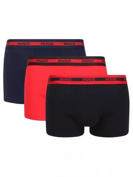 Hugo Bodywear 3 db-os boxeralsó szett TRUNK TRIPLET PLANET kék