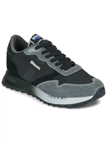 BLAUER Sneakers | piele întoarsă negru