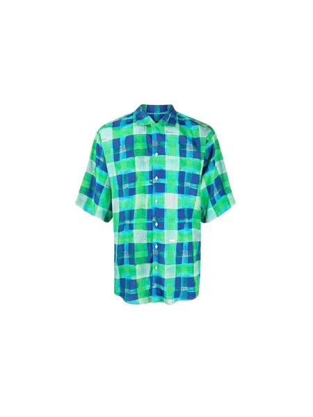 Koszula Dsquared2 w kratkę casual niebieska