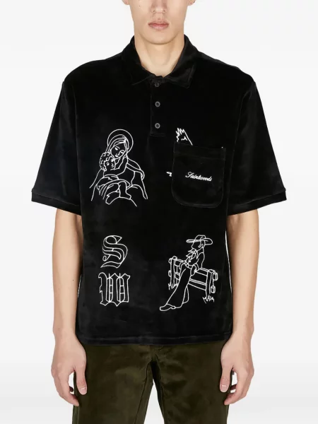 Tricou polo Saintwoods negru