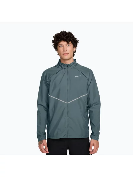 Geacă de alergare pentru bărbați Nike Miler Repel UV mineral slate