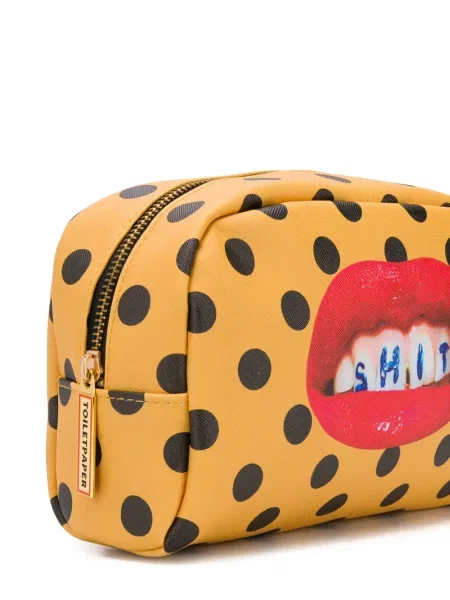 Geantă de mână Seletti cu imagine galben