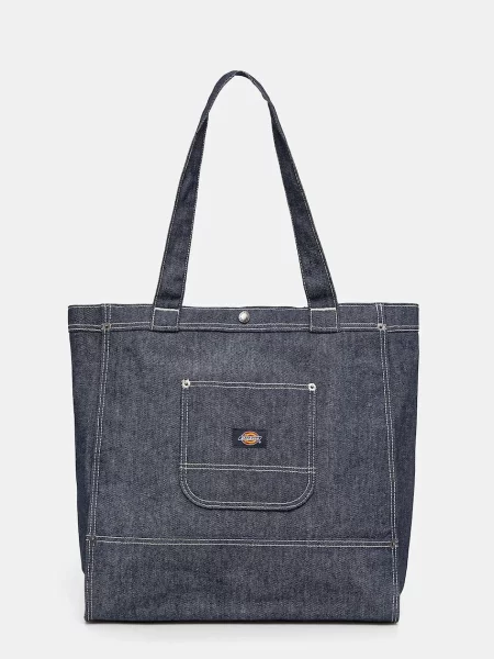 Geantă Dickies Denim Tote Bag Rinsed 20 l albastru