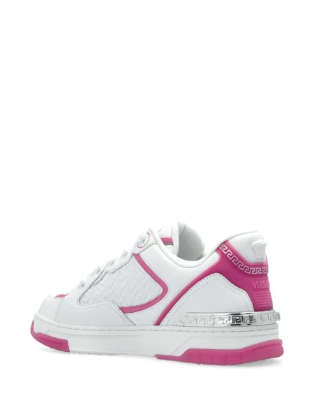 Sneakerși Versace din piele alb