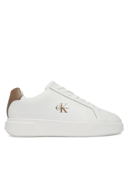 Sneakers Calvin Klein Chunky Cupsole Laceup Lth alb