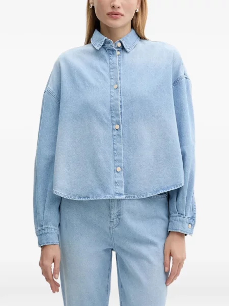 Cropp top Armani Exchange albastru