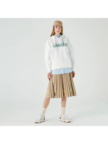 Lacoste Spódnica Lacoste beżowa