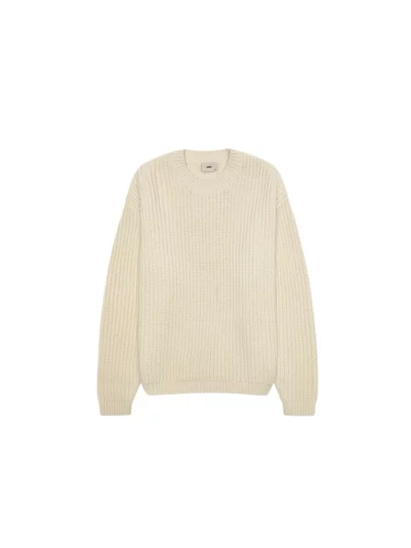 Dzianinowy sweter Autry beżowy