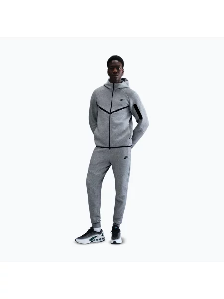 Geacă pentru bărbați Nike Tech Windrunner Full Zip cave dark grey heather/black negru