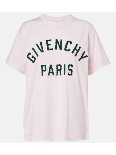 Tricou Givenchy cu autograf roz