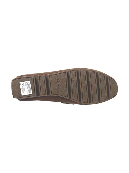 Mokasíny Clarks hnedá