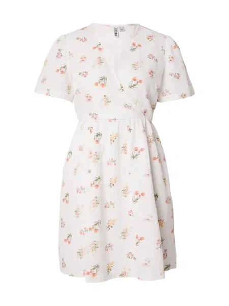 PIECES Rochie de vară PCEMMA verde închis / portocaliu / roz alb