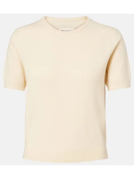 Top Maison Margiela de lână alb