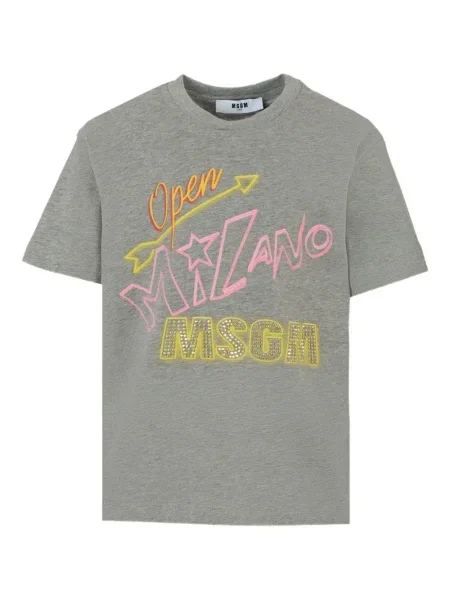 Dětské tričko Msgm šedé