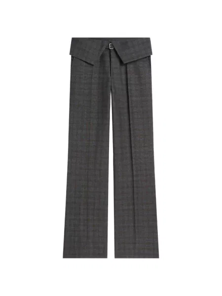 Pantaloni Dries Van Noten de lână gri