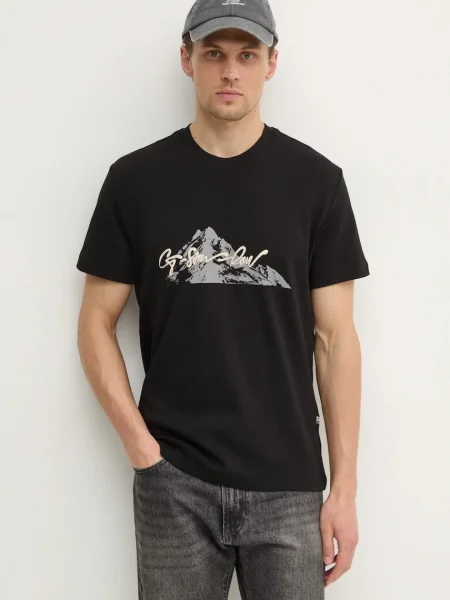 Kratka majica G-Star Raw črna