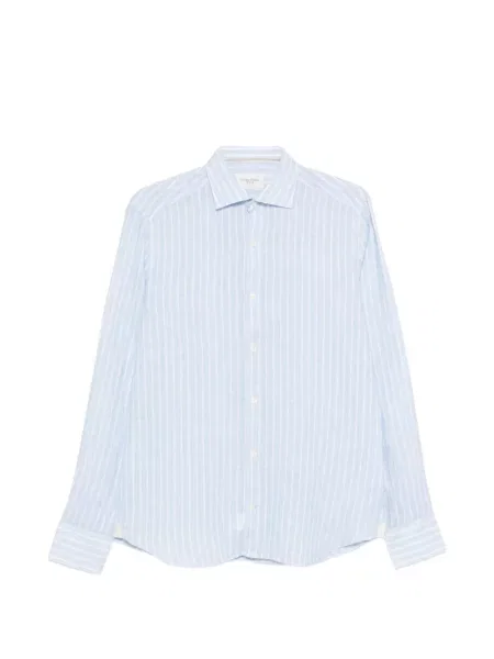 Pruhovaná košile Tintoria Mattei modrá