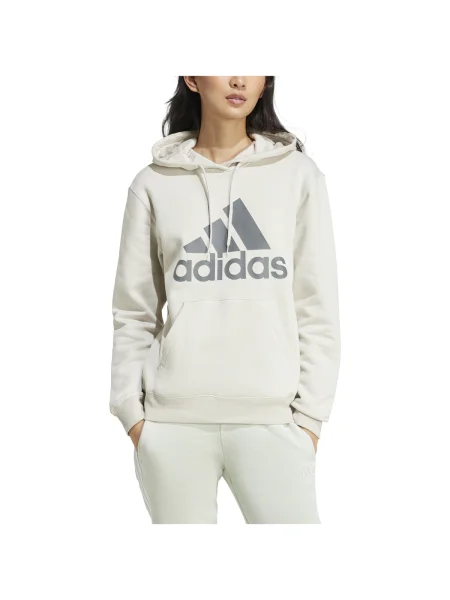Hanorac cu glugă Adidas alb