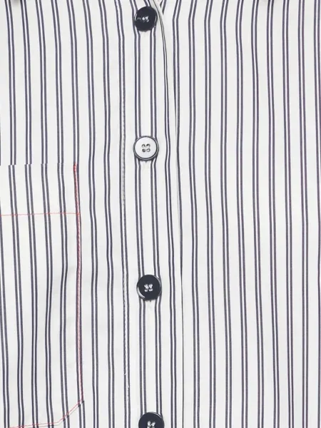 Sukienka Sandro w paski garniturowa biała