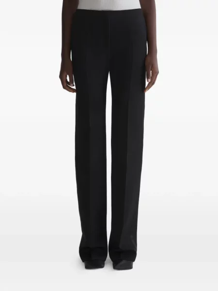 Pantaloni Mugler cu dungi negru