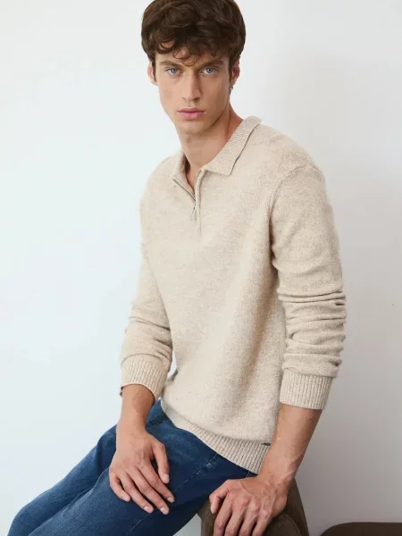 Svetr Medicine pánský béžová