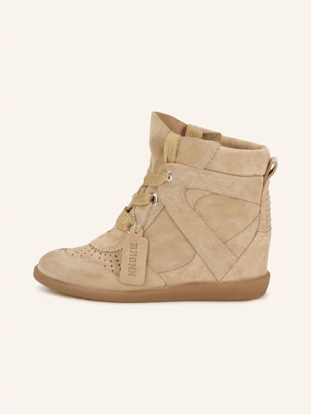 Bronx Hightop Tenisky Jae-Yy S Cvočky světle hnědá