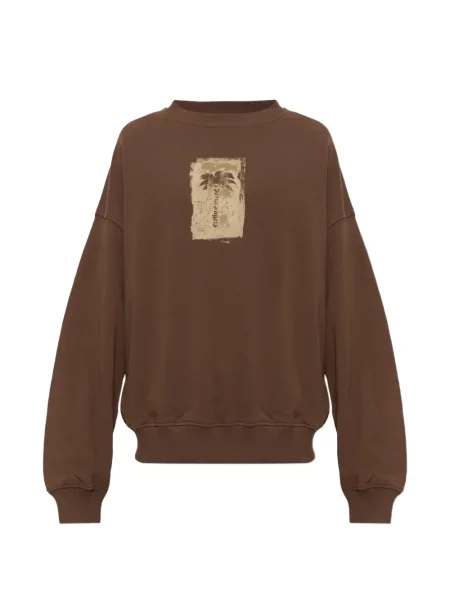 Pulover Palm Angels cu imagine maro
