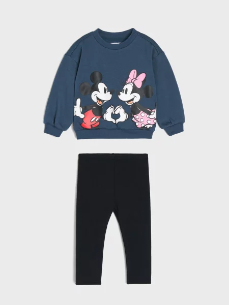 Sinsay komplet: mikina a legíny Minnie Mouse námořnická modrá