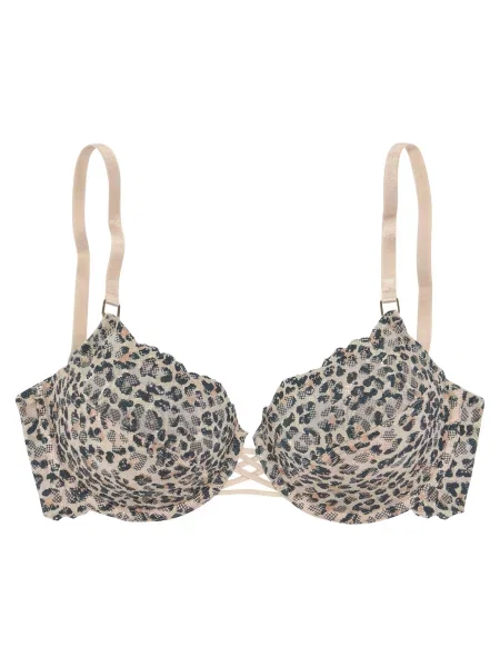 LASCANA Sutien bej / maro / amestecat negru