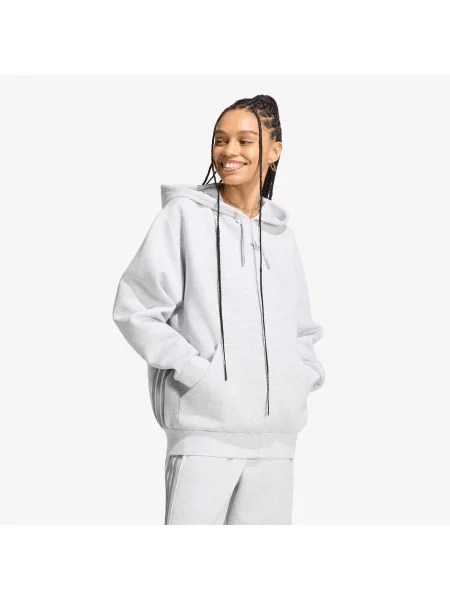 Hanorac cu glugă Adidas Originals gri