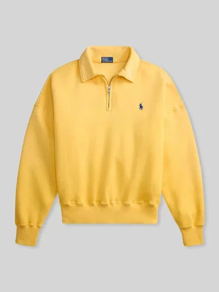 Bluza z wyhaftowanym logo Polo Ralph Lauren żółta