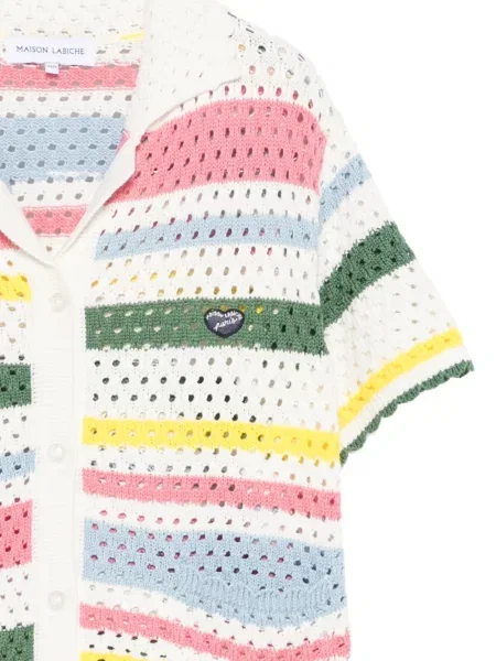 Koszula Maison Labiche w paski biała