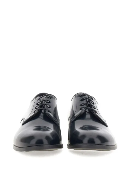 Pantofi derby Duca Heritage din piele negru