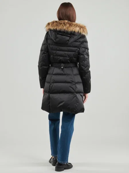 Guess Geacă din puf negru