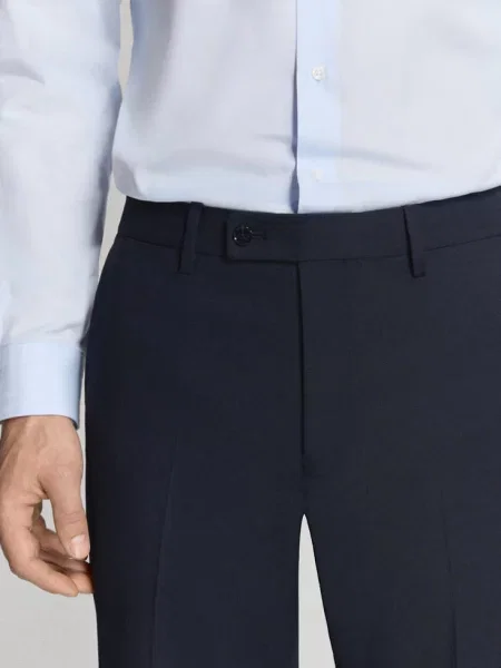 Spodnie garniturowe Mónaco slim fit Mężczyzna 38 MANGO MAN granatowy