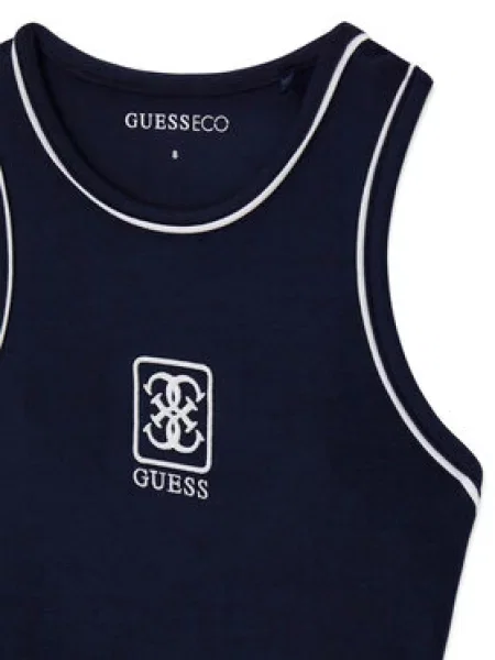 Guess Marškinėliai Tamsiai mėlyna