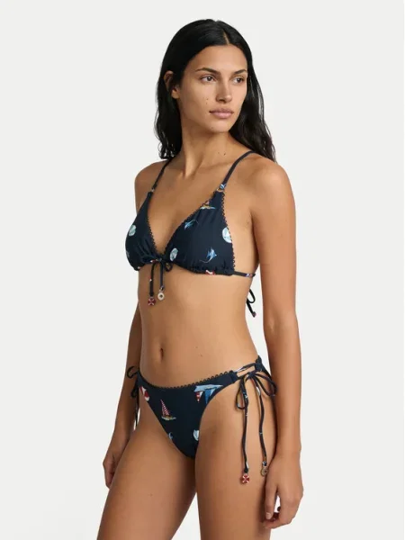 Seafolly Bikini partea de sus Beach Club Bleumarin