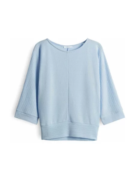 Dzianinowy sweter Opus niebieski