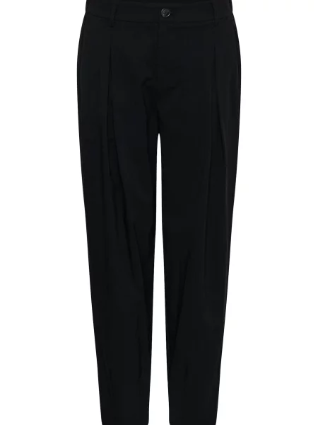 CULTURE Pantaloni cutați CUJamie' negru