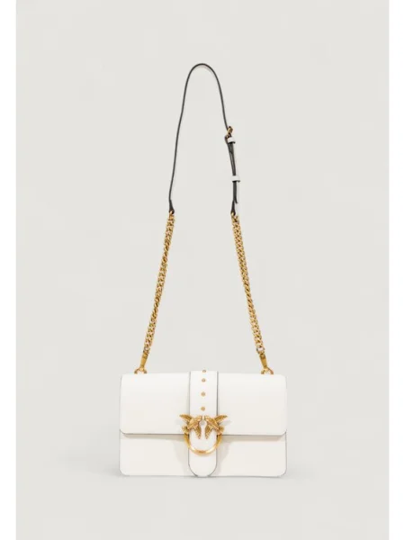 Pinko crossbody kabelka dámska kožená béžová